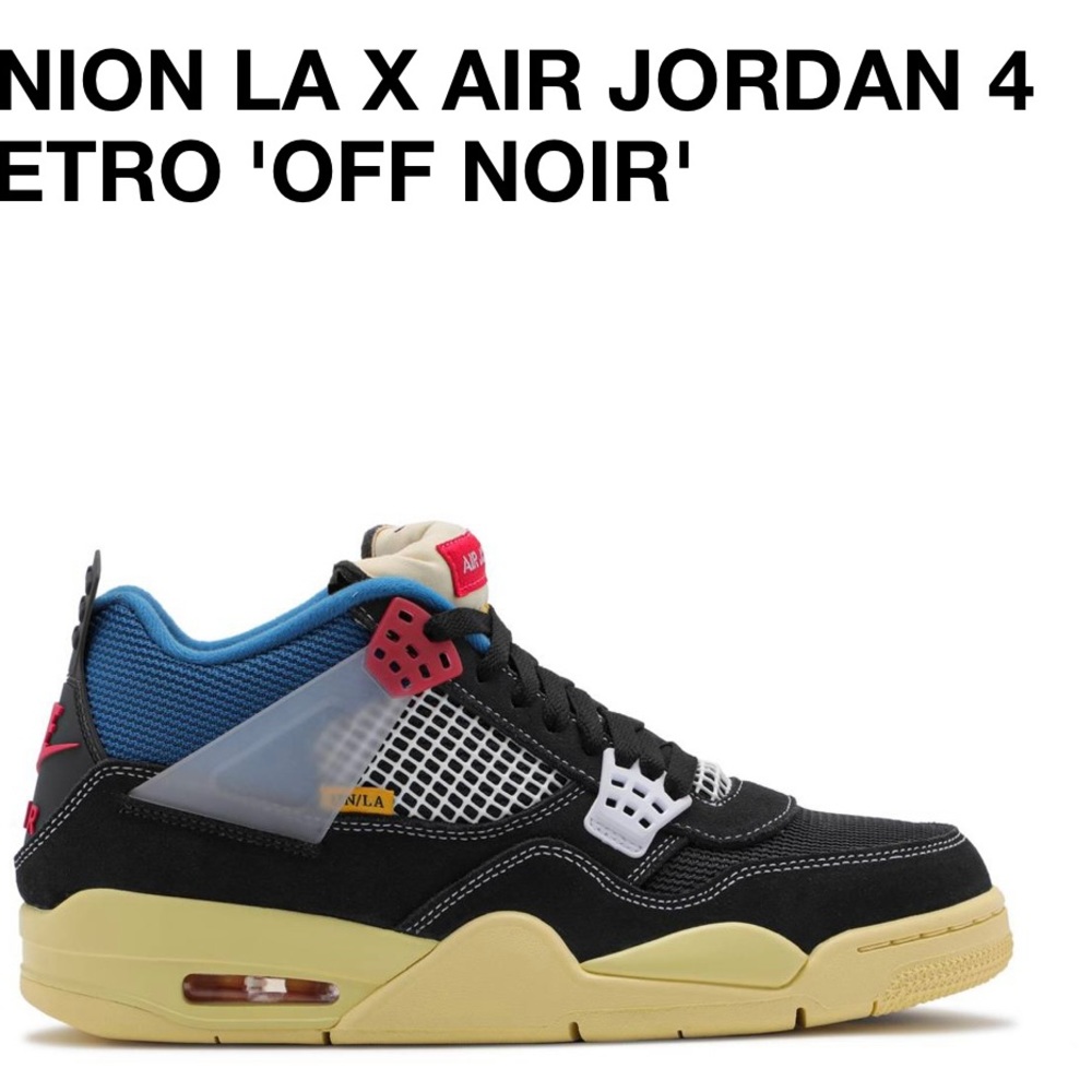 Jordan 4 union noir